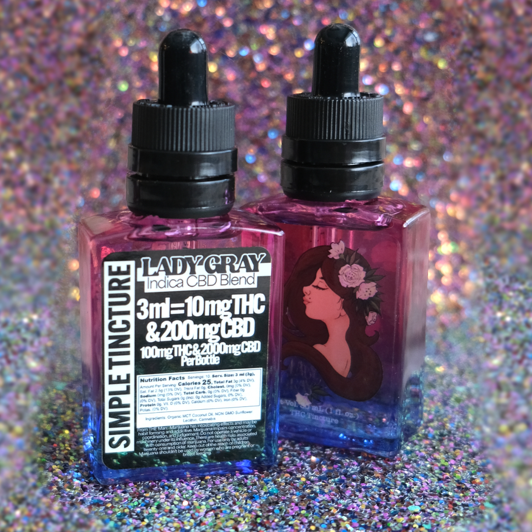 Indica 1:20 Simple Tincture | Lady Gray